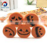 Funny Pumpkin Shape Design Low Pricer High Quality Eraser thumbnail-4