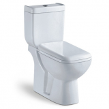 Popular design two piece ceramic sanitary ware dual flushing washdown bathroom toilet wc bowl in chaozhou china