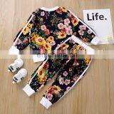 RTS Floral Jacket And Pant Baby Girls' Clothing Sets Fall Boutique Outfits Girls thumbnail-2