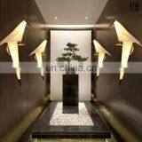 Современная внутренняя лампа для коридора в скандинавском стиле с лампочкой накаливания в форме бумажного журавля для украшения дома thumbnail-5