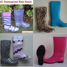 Various Hi-Q Women PVC Rain Boots, New Fashion Lady Transparent Rain Boot, Fashion Rain Boots, Popular Style Boots,Cheap Rain Boot thumbnail-4