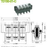 Perforation Terminal Block Connector 4-way Screw Barrier Terminal Connector thumbnail-2