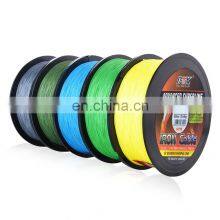 Top Sales 8 Strands 500m Long Strong PE Fishing Line 5 Colors Polyethylene Fishing Line