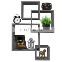 4 Cube Intersecting Wall Mounted Floating Shelves thumbnail-2
