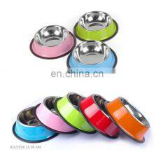 Personalized Anti Slip Stainless Steel Pet Dog Feeding Bowl, Perfect Dish for Dog Puppy Cat and Kitten thumbnail-4