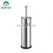 Factory Price Wholesale Optional Stainless Steel Clean Toilet Brush Head Set thumbnail-2