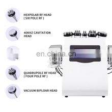 40K Cavitation Machine 6 In 1 Lipo Laser Multipolar RF Vacuum Slimming Instrument For Cellulite Massage Body Shaping Instrument