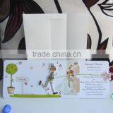 New Products Boy and Girl Romatic Creative Wedding Dress Card thumbnail-2