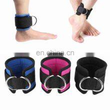 Adjustable Neoprene Padded Weight Workout Support Gym Ankle Cuffs Fitness Ankle Straps For Cable thumbnail-4