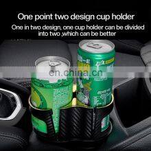 New Arrival Universal Non Slip Anti Spill Food 2 in 1 Multi Double Organizer Expander Cup Holder Car thumbnail-3