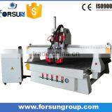 FORSUN FS1530 3d Woodworking Cnc Cutting Engraver Machinery With Two Heads thumbnail-2