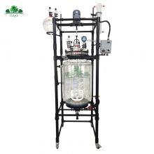 Industrial 150L Fully Customizable Single Dual Jacketed Glass Reactor
