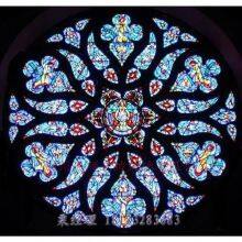 Customized Colored Decorative Stained Glass for Ceiling and Dome thumbnail-1