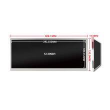 12.3 Inch LCD Display Screen 1920 * 720 Central Control Car Module HannStar LCD Screen HSD123KPW2-D10 thumbnail-3