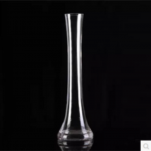 Nordic Style Flower Glass Vase Transparent Slim Glass Wedding Decoration Vase Wholesale