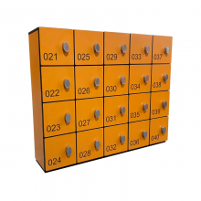 Compact Laminate Locker Z Shape Storage Cabinet HPL Locker thumbnail-5
