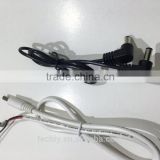 12V DC Power Cable,with 5.5 x 2.1mm Nickel plated Plug Barrel Connector Wire Harness