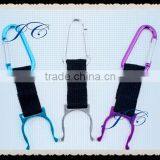 Green Promotional Simple Metal Carabiner Multitool for Bottle