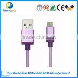 Remax Skynet Colorful Nylon + Aluminum 2.1A 1.0m Micro USB Data Cable for Samsung thumbnail-4