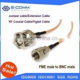 Hot Sale!!New BNC Male Plug Right Angle Connector Switch FME Male Plug Connector RG178 Cable 15CM 6" Adapter