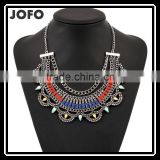 Boho Gypsy Ethnic Vintage Multi-Layers Chain Gem Necklaces