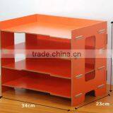 Wooden High Quality Office Documents Display Stand Wholesaler,Multifunctional 4-layer File Plate Folder Documents Box,Office Sto thumbnail-3