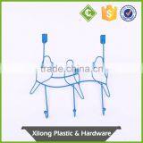 Bird Design 3 Hooks Blue/ Overdoor Metal Hook thumbnail-1