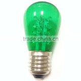 Dimmable S14-16LED 120VAC LED Start Bulb Light E27 Holiday Lighting Green Decorative 360 Degree Beam Angle thumbnail-1