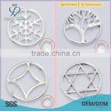 alloy 20/22mm Window Plate for floating charm memory locket pendant