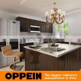New Design Classic Customized Wood Veneer Kitchen Cabinet With HPL Finished thumbnail-4