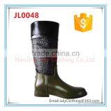 2016 Latest Design Fashion Knee High Boots Ladies Pvc Rain Boots thumbnail-1