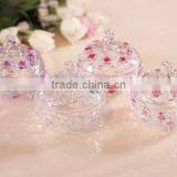 Home Decorative Crystal Glass Candy Pot thumbnail-3
