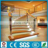 Modern Residential Indoor Steel Wood Curved Staircs thumbnail-4