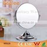 8 Inch Double Side Bathroom Mirror Round Brass Makeup Mirror thumbnail-3