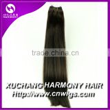 Quality black 100 human hair extensions with 20" #1 and #1B on stock
