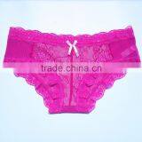 Hot Sell 2016 Stylish Transparent Sheer Lace Panties For Woman Underwear thumbnail-1