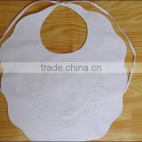 Hand embroidered cotton baby bibs