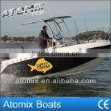 6m Fiberglass Fishing Boat With Outboard Engine (600 Center Console) thumbnail-3