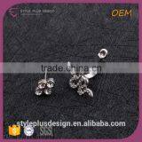 E73378K02 925 Sterling Silver Jhumka Made Earrings Unique Finger Designer Wholesale Fashion Jewelry Brand For Women thumbnail-3