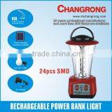 12V Battery Portable Charger Power Bank With Led Bulb Lights USB Solar Panel