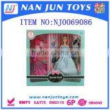 11.5 Inch Plastic Pretty Doll With Different Dress Shoes and Handbag and so on thumbnail-2