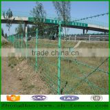 Hot dipped galvanized or PVC coated Barbed Wire Fence