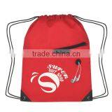 Drawstring Sports Pack With Front Zipper thumbnail-1