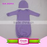 Children Apparel Lavender Long Sleeve Design Jumper Baby Romper Wholesale Baby Clothes Blank Custom Romper Boy Cotton Gown Set                        
                                                Quality Choice