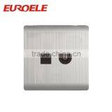 British Standard White Aluminum Panel TV Satellite and Tel Electrical Wall Socket thumbnail-6