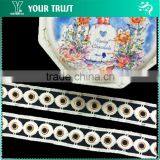 Silver Gold Gunmetal Dome Stud Black Velvet Beaded Trimming thumbnail-5