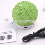 Portable Crystal Snowball Bluetooth Speaker With TF Card thumbnail-4