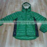 Men's Long Sleeve Hoodie Duck Down Jacket