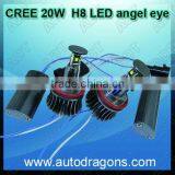 20W H8 LED angel eye for E92 E93 X5 X6 2009 up E87 E90