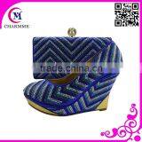 New Fashion Shoes and Bags to Match With Dress Shoes and Matching Bags CSB-549 for Wholesales Italian Party Shoes and Bags